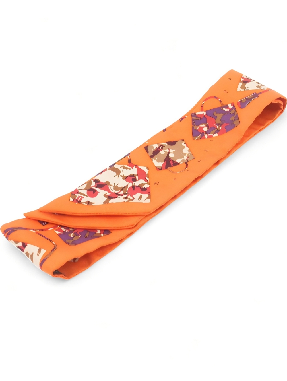 HERMES Twilly Scarf Silk With Box